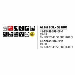 Sievi turvakengät kauppa -Sievi turvakengät kauppa AL Hit 6 XL S3 HRO 48 52459 373 0PM2