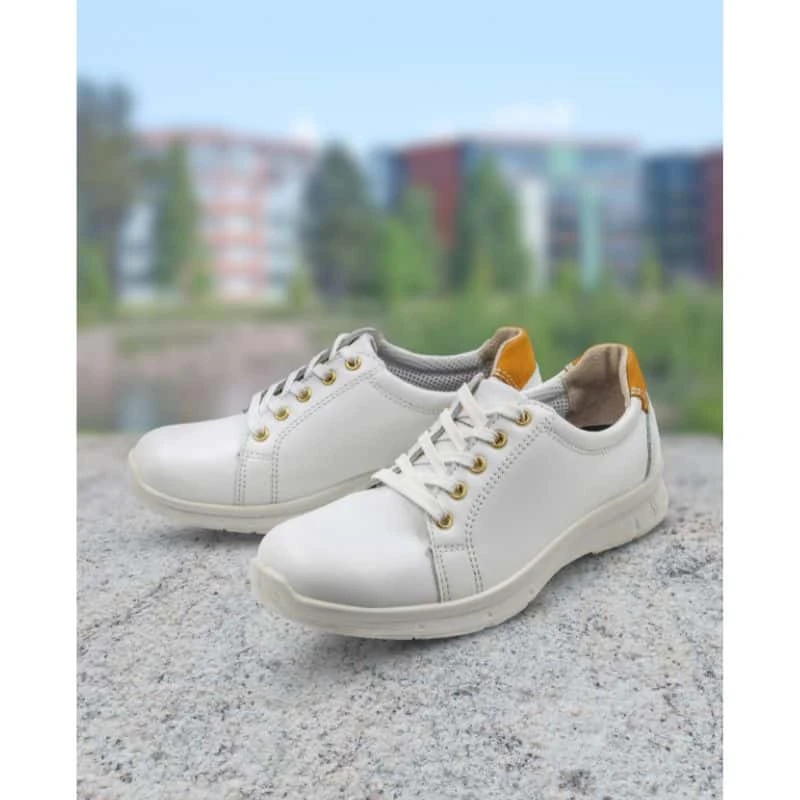 Sievi Nanna Naisten Valkoiset Kävelykengät 2 Sievi Nanna Naisten Valkoiset Kävelykengät - Image 2